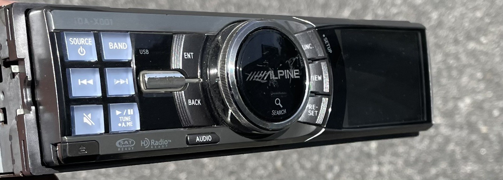 Alpine iDA-X001 Stereo 18 Watts RMS USB Aux No Remote