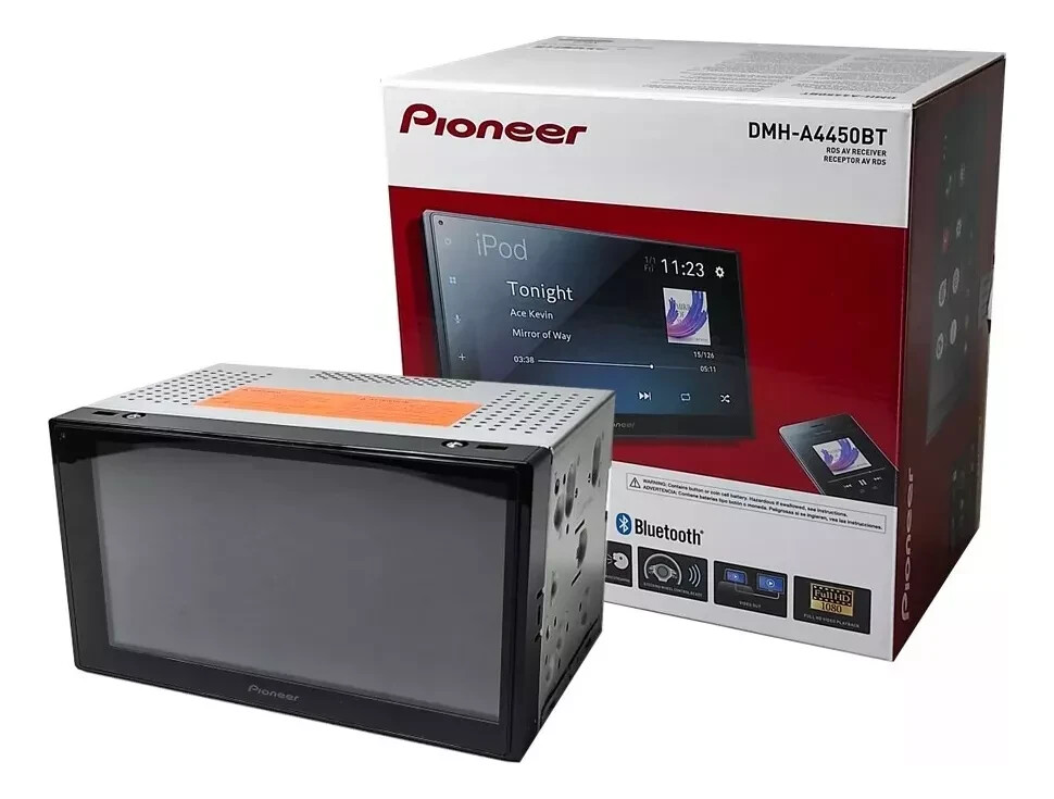 Pioneer Apple CarPlay Bluetooth Touchscreen In-Dash DMH-A4450BT Android 6.8″