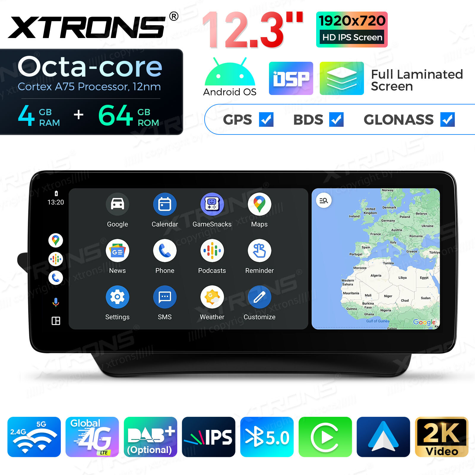 12.3″ Android 13 Octa-Core Car Stereo GPS Navi For Benz E-Class A207 C207 NTG4.0