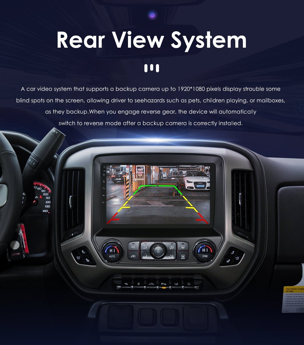 Android 13 For 2014-2018 Chevrolet Silverado GMC Sierra Car Radio Stereo 4+64G