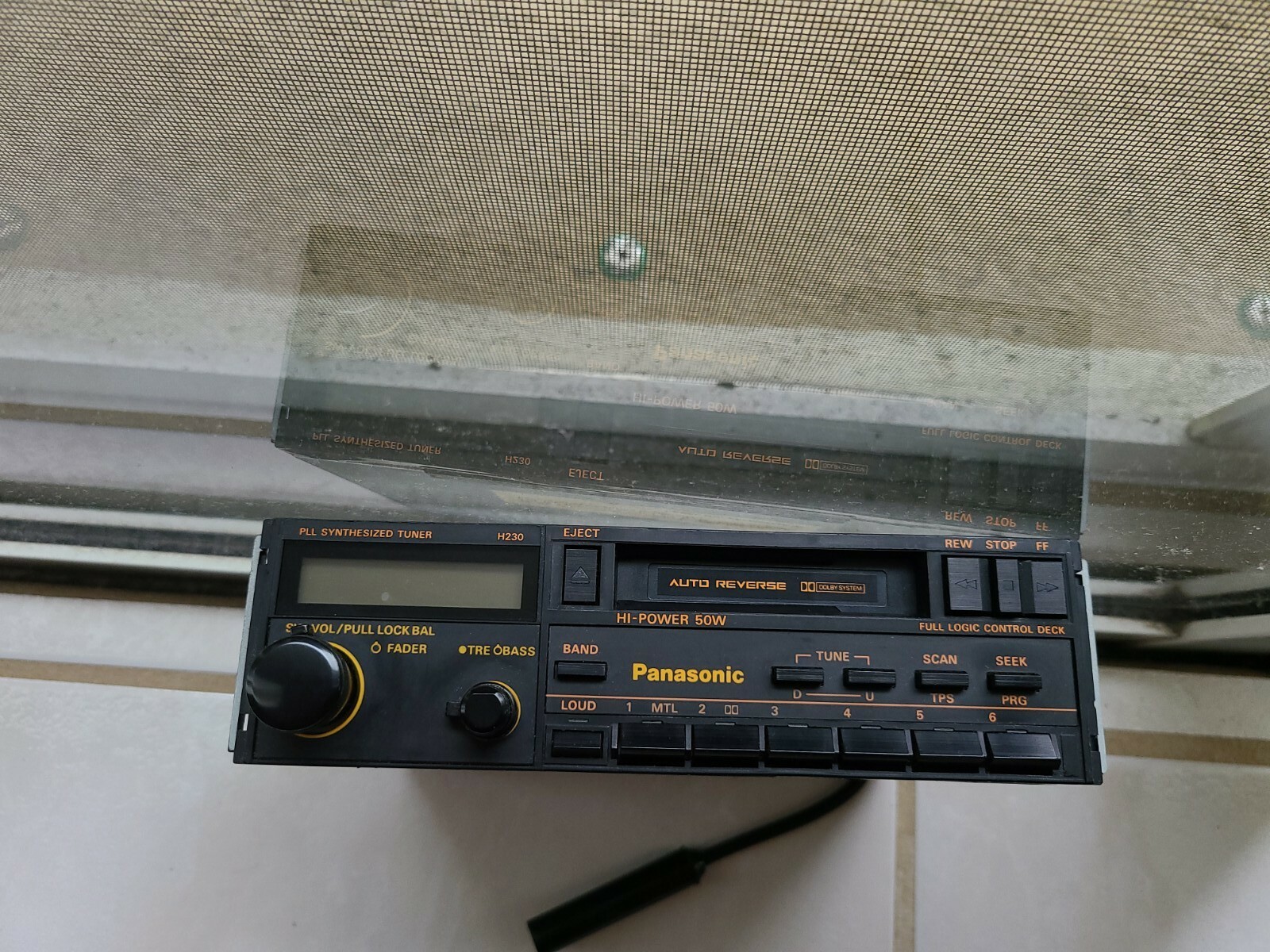 Panasonic CQ-H210FKUA 00296-21050 Cassette Car Stereo Pulled from new car
