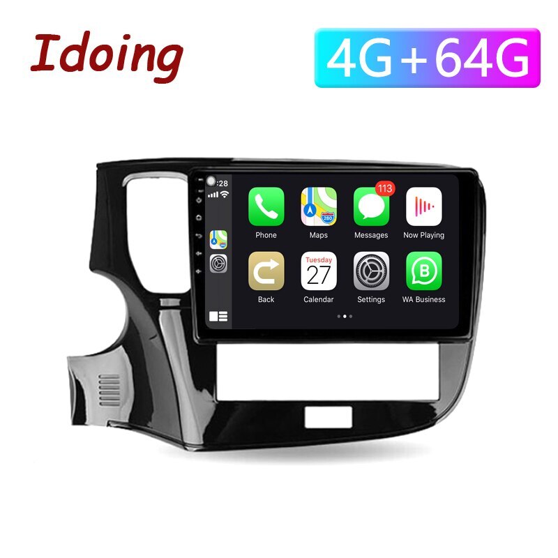For Mitsubishi Outlander 2018-21 Apple Carplay Car Radio Android Navi GPS Player