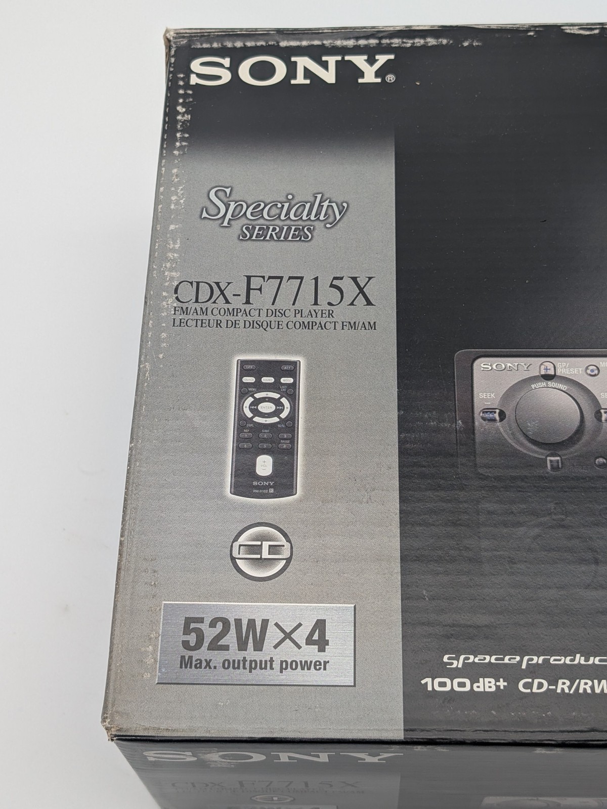 NOS Sony Xplod CDX-F7715X Cd Player Car Audio Unit Am / Fm Radio 52watts X 4 NEW