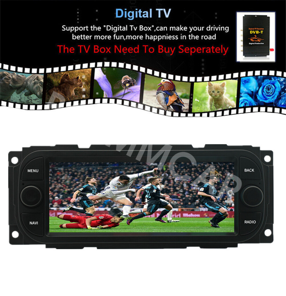 6.8in Radio Multimedia Player BT Mirror Link Cam Fit For Jeep Wrangler 2003-2006
