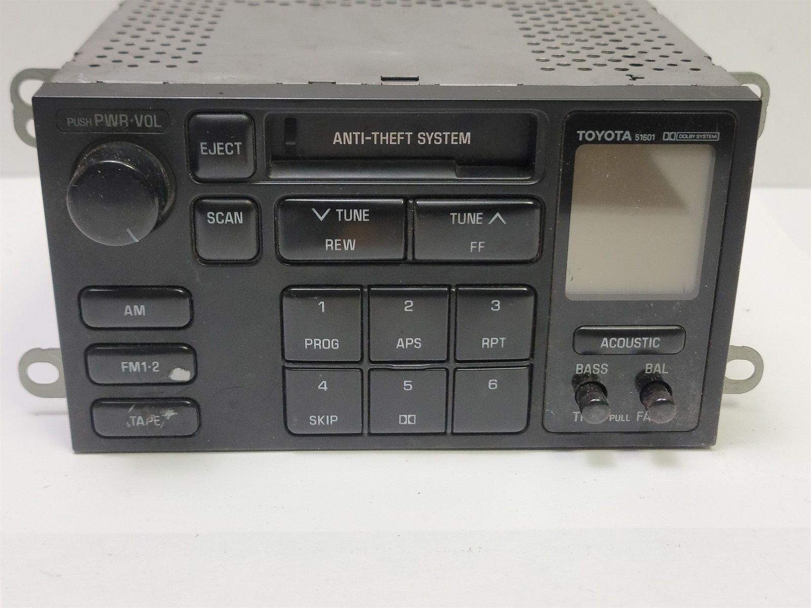 Toyota Matsushita 51601 / 86120-32351 / CQ-Ys891A / Cassette Radio (untested)