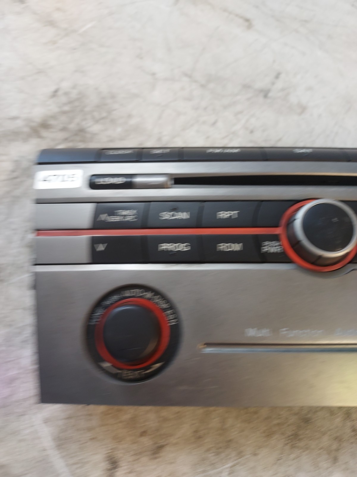 07-09 Mazda Mazdaspeed 3 Radio Head Unit OEM 6 Disc In Dash MP3 Player