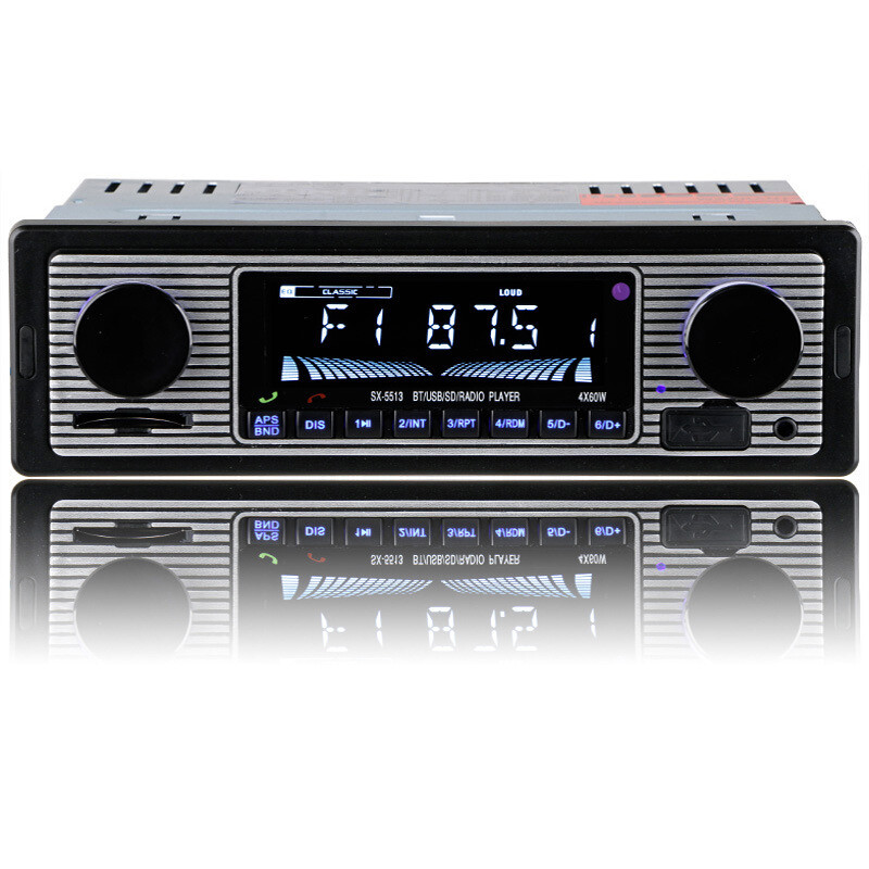Car 4-Channel Digital Bluetooth Audio Stereo Player w/Remote Control USB/FM/MP3