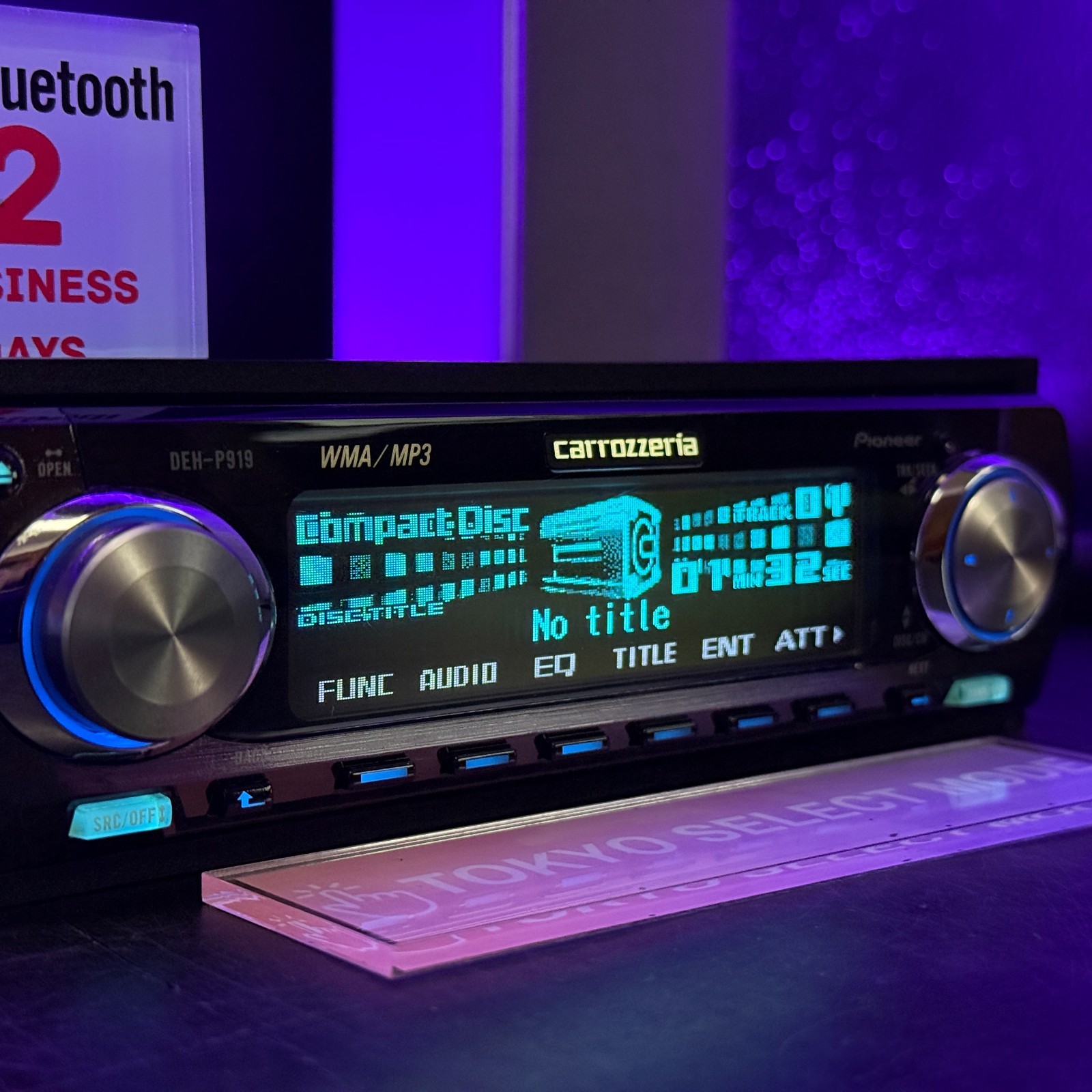 Pioneer Carrozzeria DEH-P919 Car Audio CD Player SFC Bluetooth Ready JDM Stock