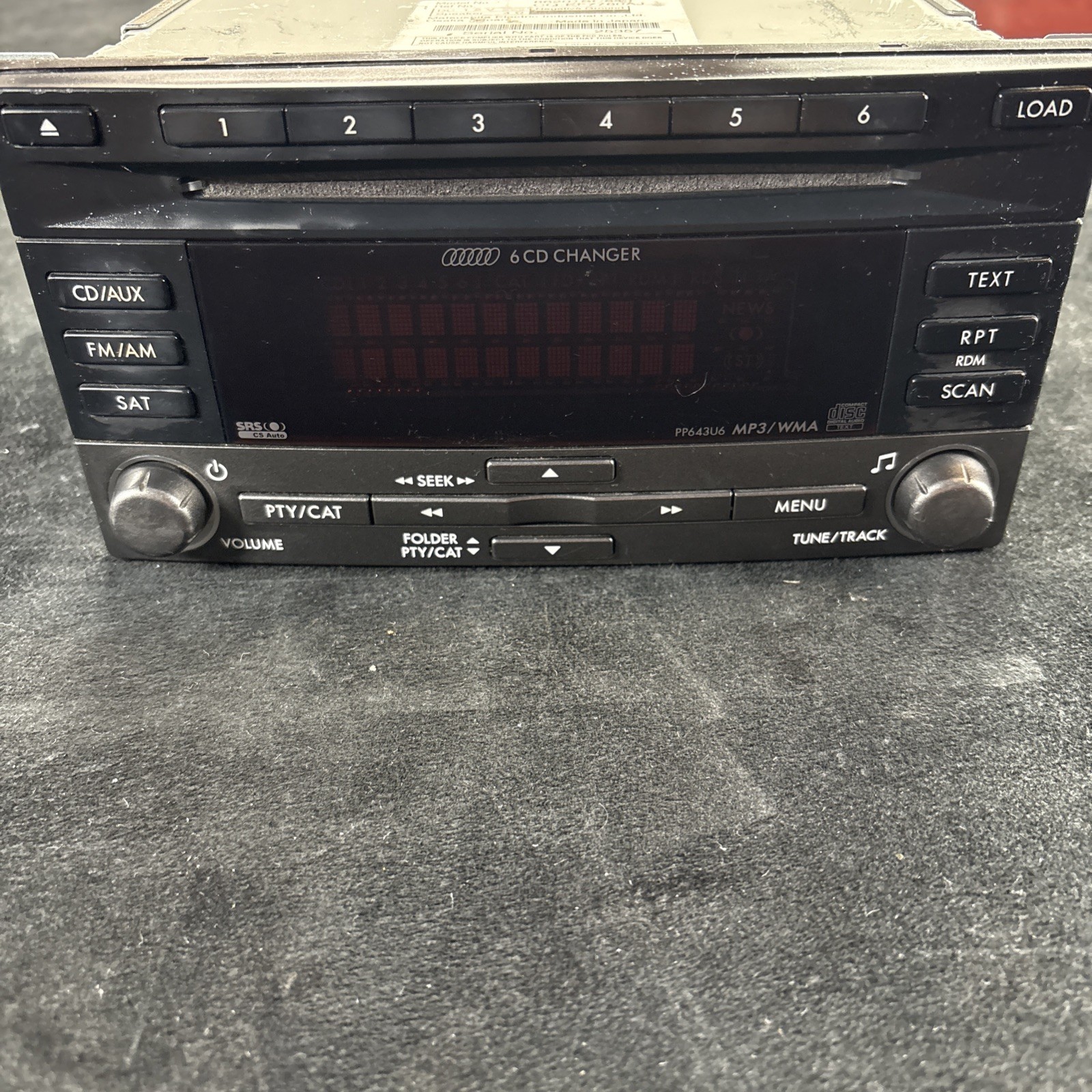 08 09 10 11 Subaru Impreza AM FM XM CD radio receiver OEM 86201FG600 CZ601U1