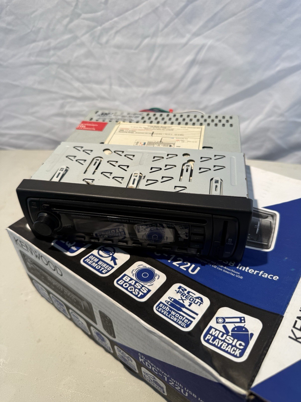 Virtual Reality VRCD400-SDU CD Player/USB In Dash Receiver. New Old Stock.