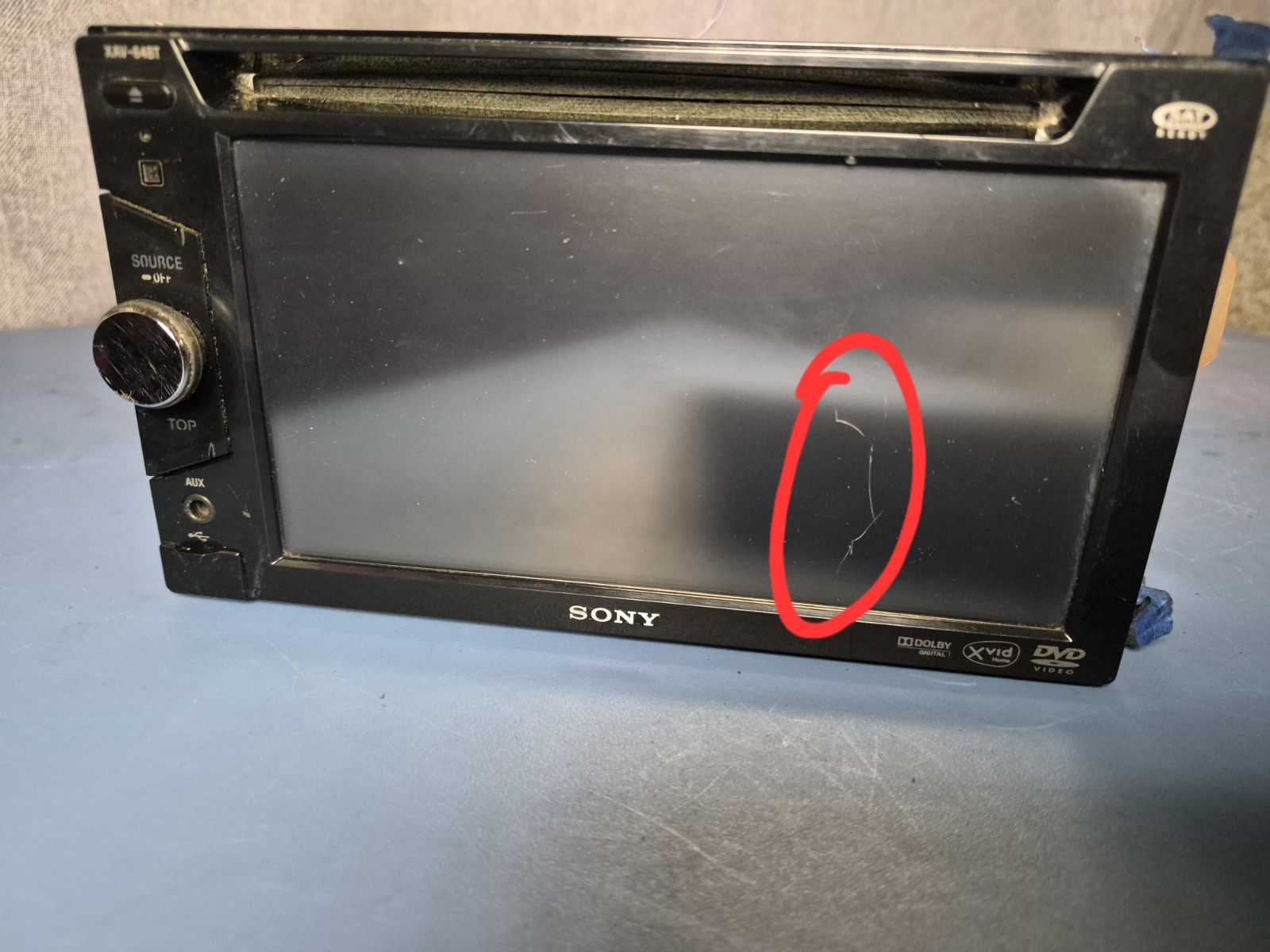 Sony XAV-64BT Double Din Touchscreen Car Stereo With Bluetooth – DVD CD Player