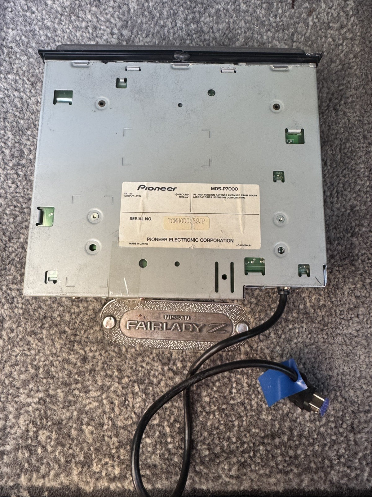 Carrozzeria Pioneer MDS-P7000 MiniDisc Player – Rare Vintage Car Audio (As-Is)