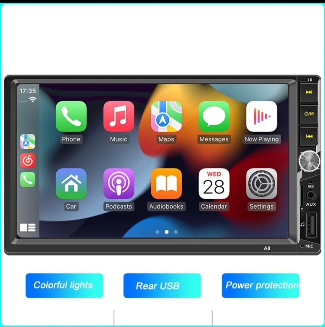 BQCC 2 DIN Car Stereo 7 inch MP5 Video Player Universal