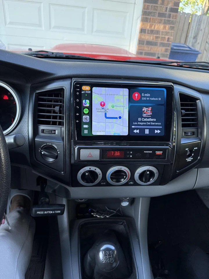 Apple Carplay For Toyota Tacoma 2005-2013 Android 15.0 Car Stereo Radio WIFI BT
