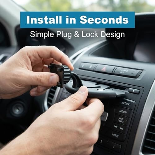 CD Slot Mount for CarPlay Screen, 360° Rotatable, Universal Holder for 7-11.3