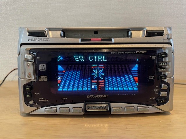 KENWOOD DPX-6100MD 2DIN CD MD Receiver CD MD CD playback OK MD malfunction