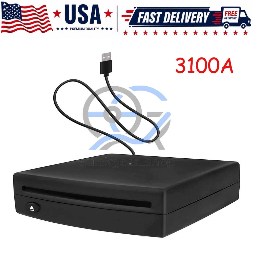 Universal Car CD Player Vehicle CD Player External USB For Car via USB Radio US