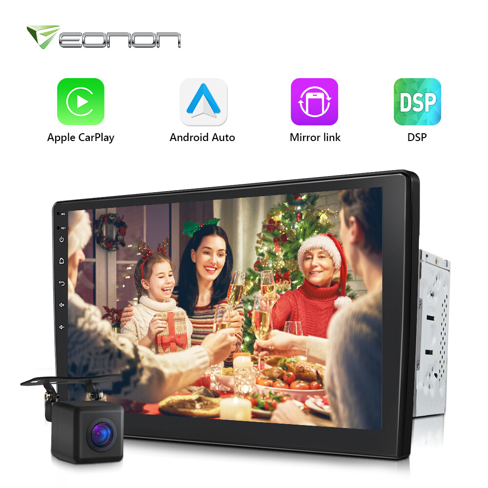 Eonon X20 Plus 10.1″ QLED TouchScreen 2DIN Car Stereo Radio Android Auto CarPlay
