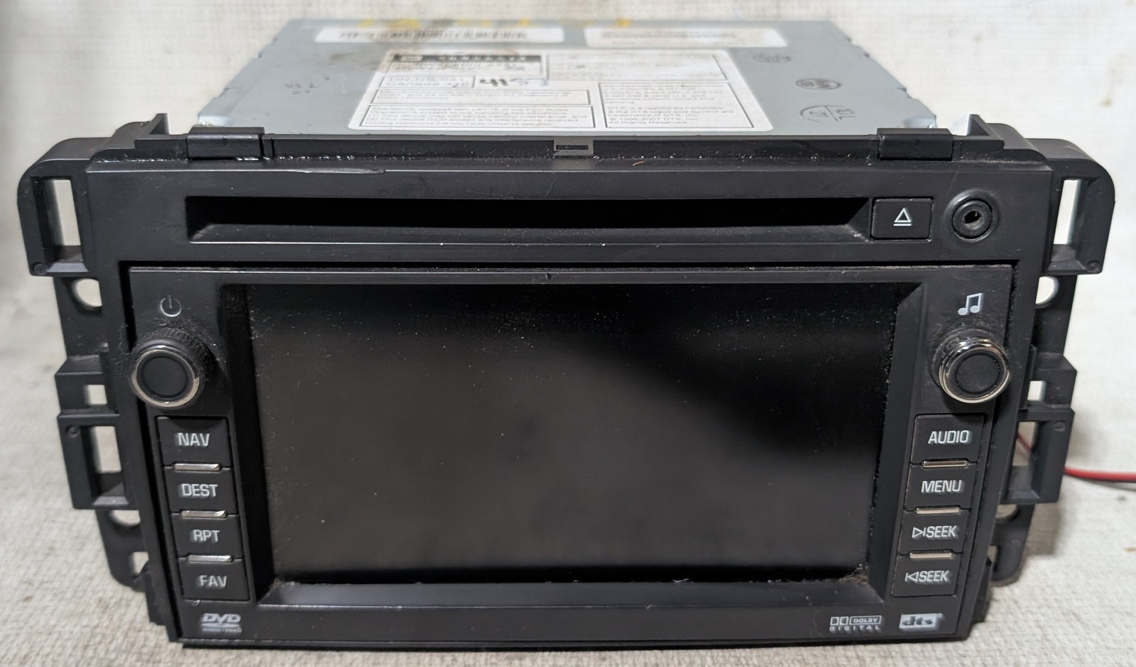 Chevy Avalanche Silverado Tahoe 2010 Factory NAV Navigation CD Radio 25966513