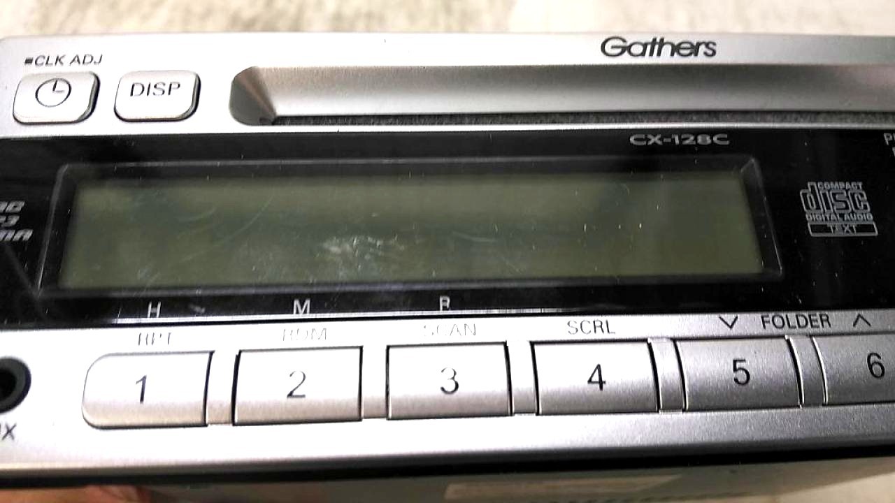 Clarion CX-128C Head Unit Genuine OEM Old School Car Audio JDM Japan
