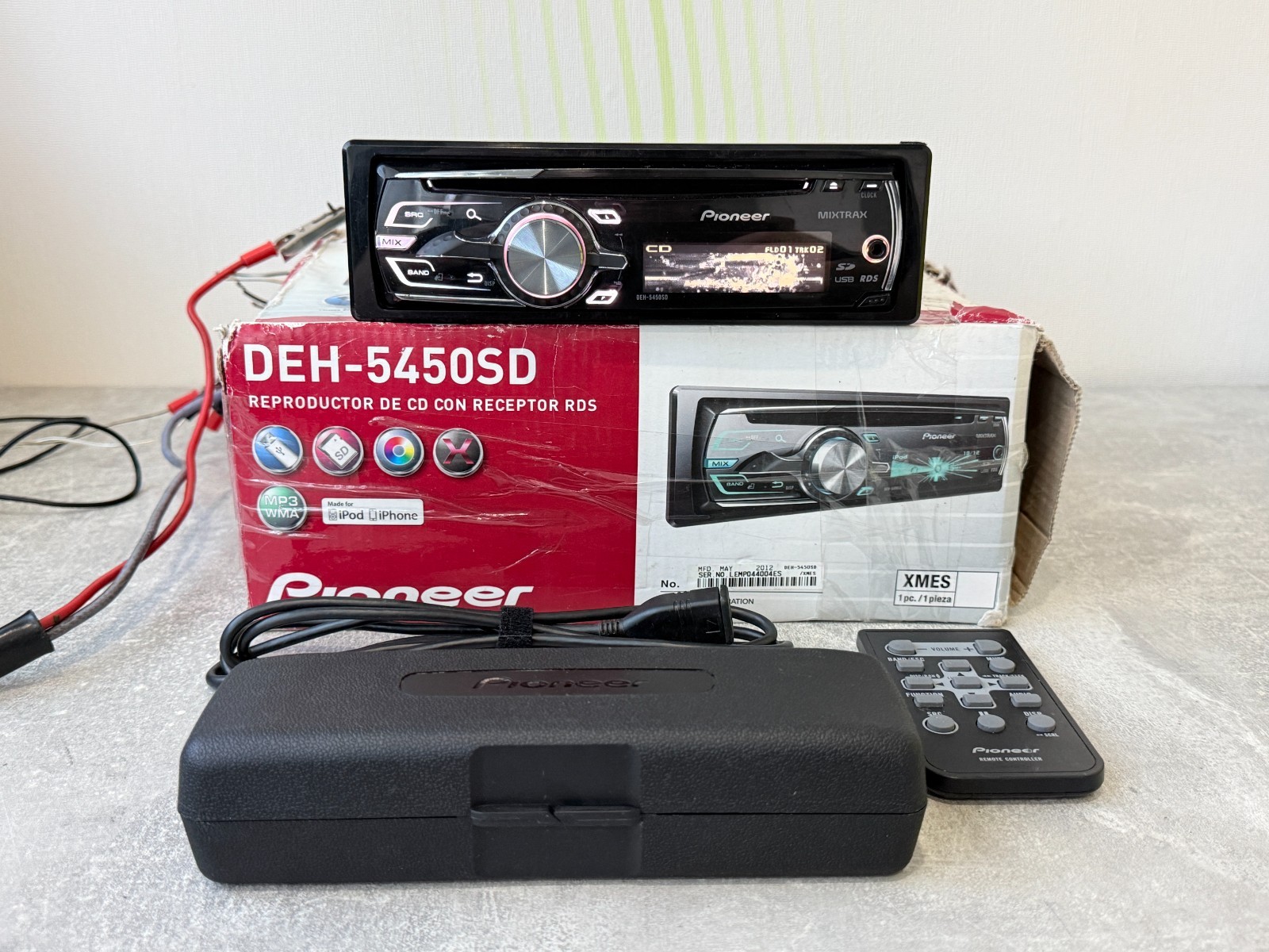 Pioneer DEH-5450SD Car Stereo Cd Player USB Sd AUX MP3 1DIN Radio