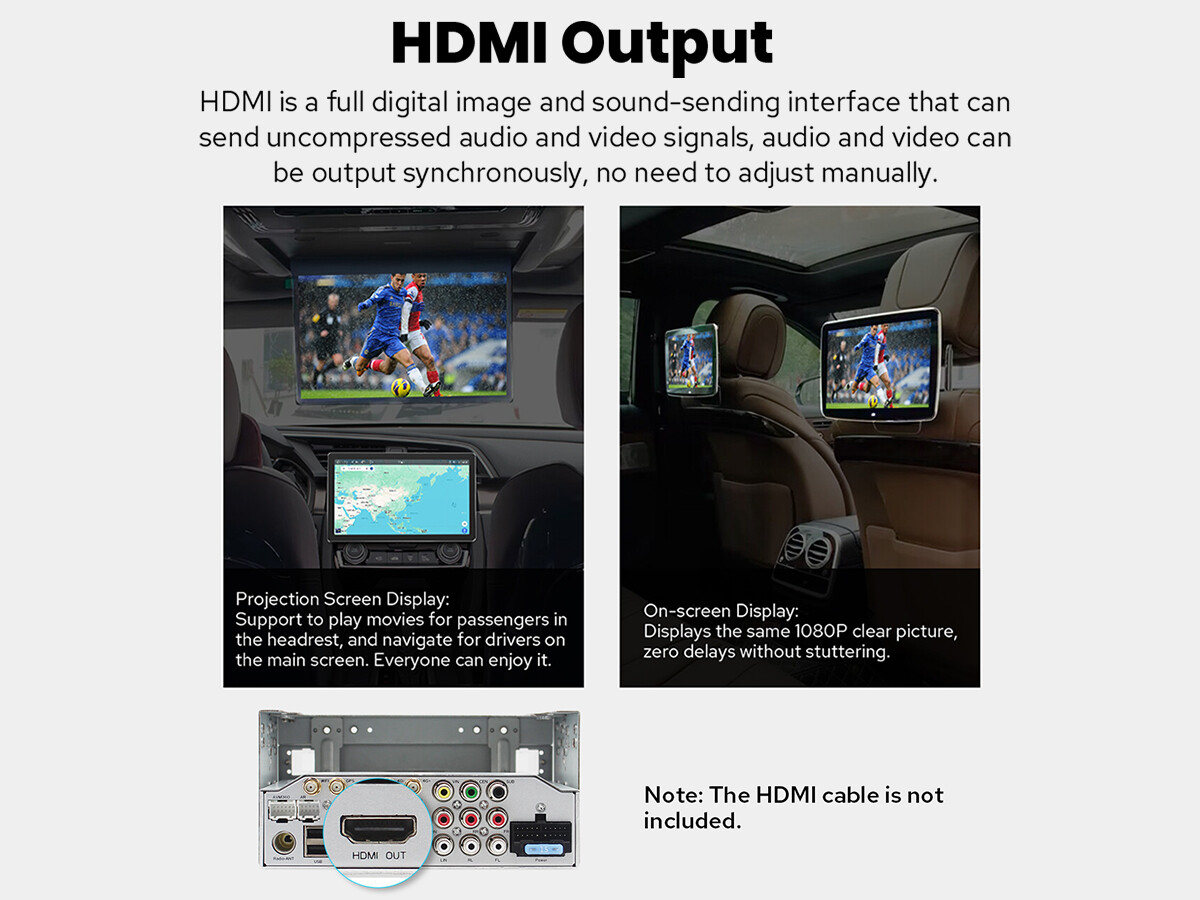 HD 11.5 Inch JOYING QLED 2K Touchscreen Double Din Android Radio for Universal