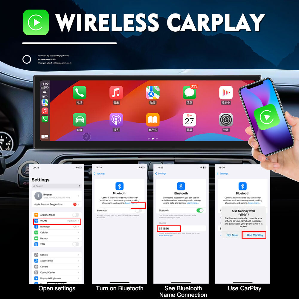 14.9 Inch For BMW 7 Series F01 F02 F04 2009-2015 Car Stereo Radio GPS Carplay BT