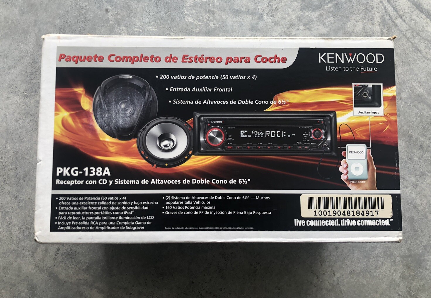 Kenwood Stereo/CD Receiver And Speaker Package (Kenwood PKG 138A)