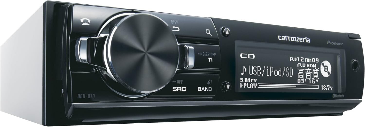 Pioneer Carrozzeria DEH-970 Car Audio In Dahs Unit 1DIN CD USB Bluetooth SD