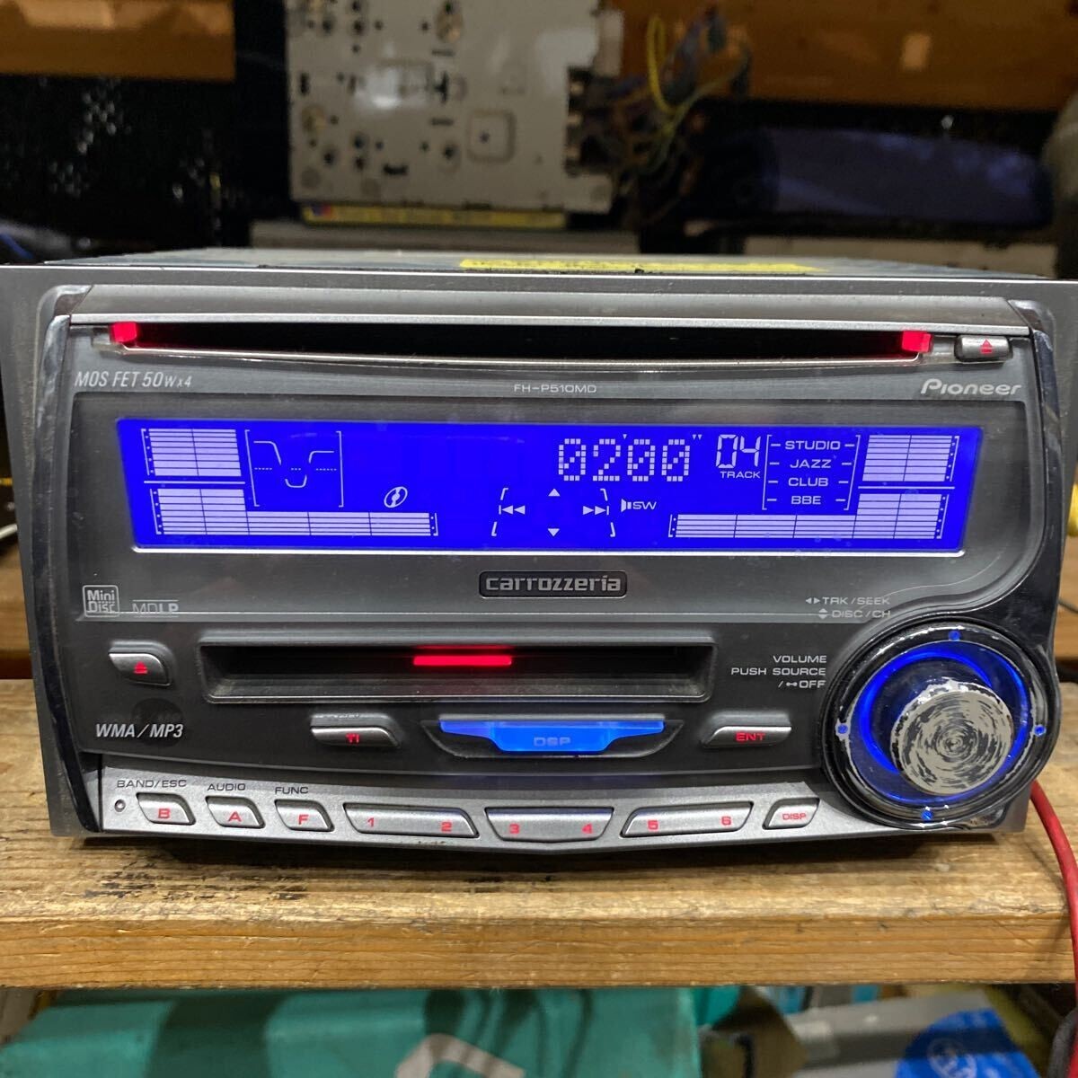 Pioneer Carrozzeria FH-P510MD Mini Disc 2DIN MD Player Car Stereo JDM Used