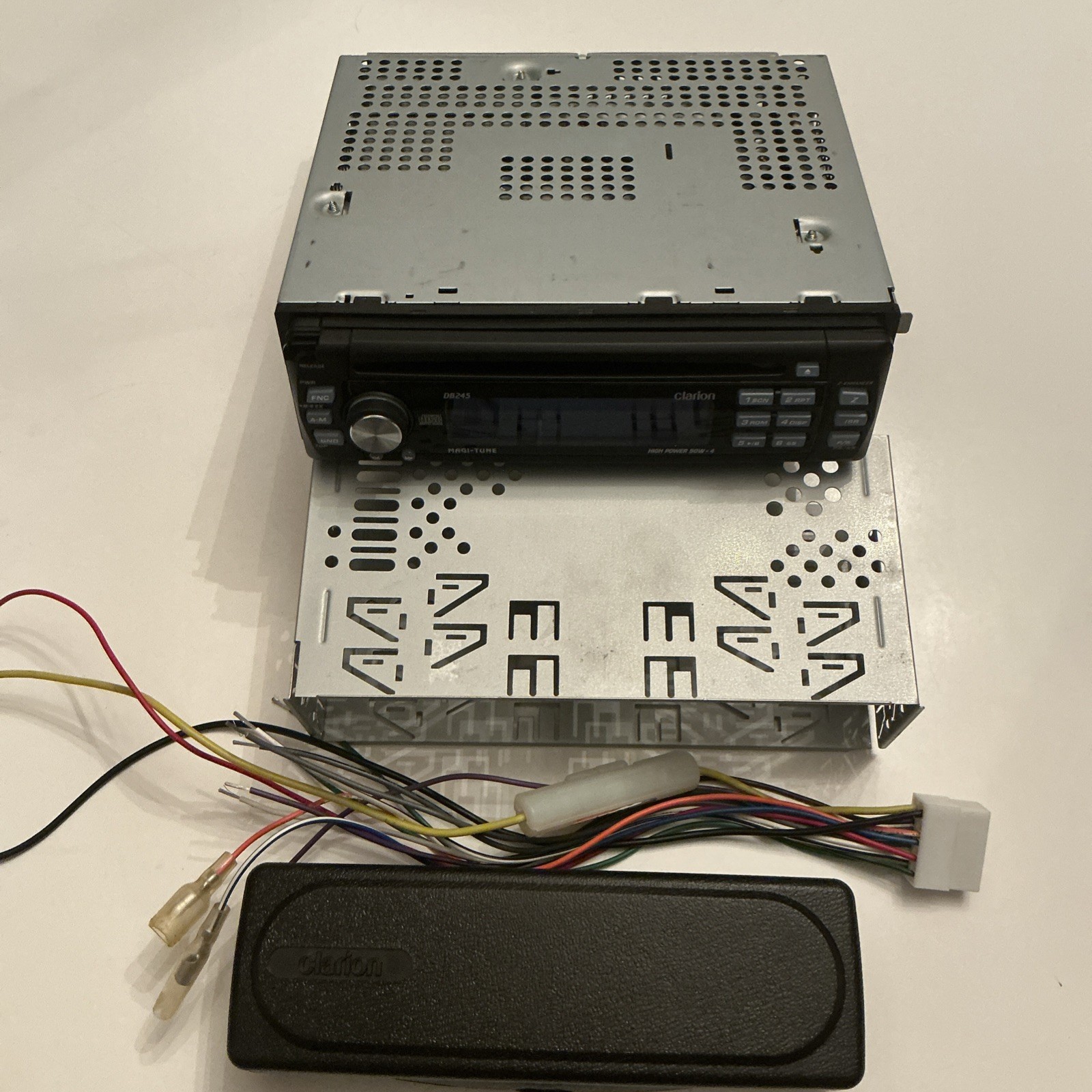 Clarion DB245 1 DIN In-Dash AM/FM Radio 12V Car Audio Stereo MPN DB245