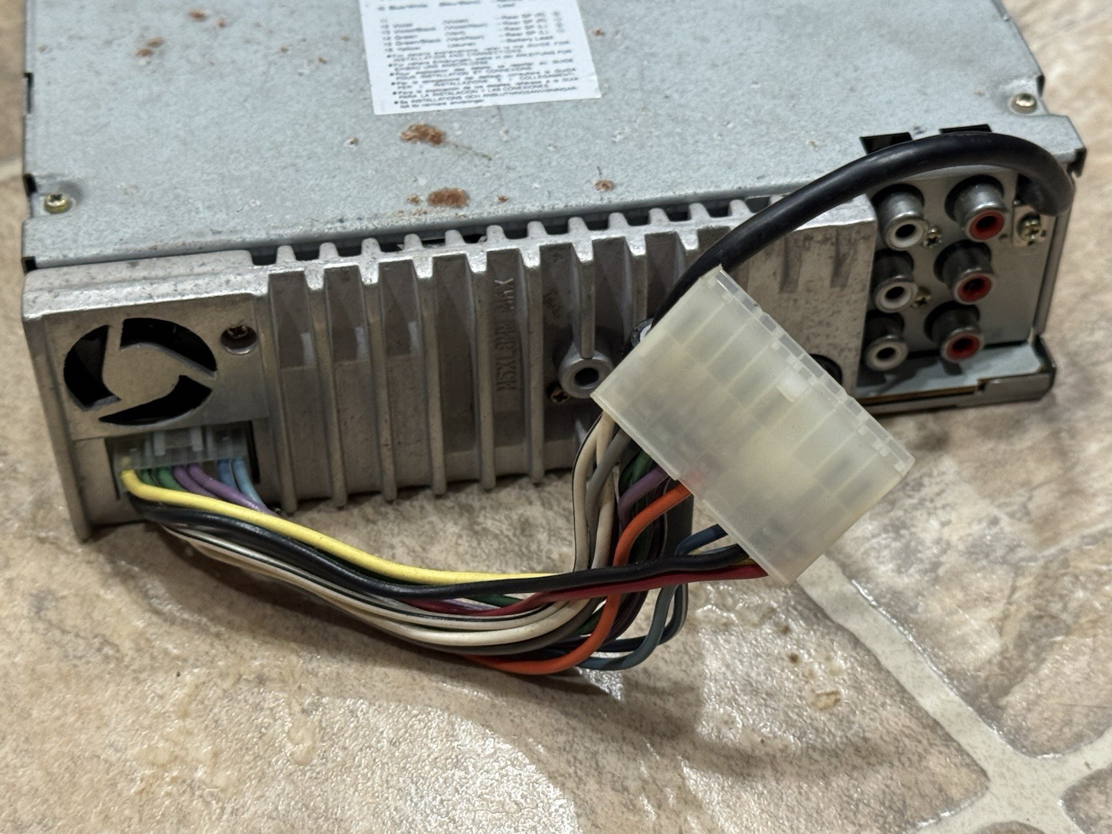 Alpine CDA-9807 CD Player In Dash Receiver Untested /Parts Repair
