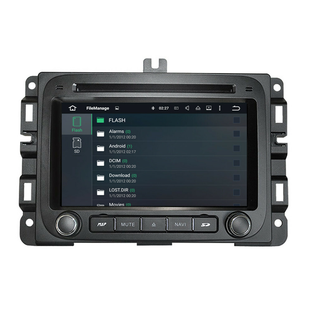 Android Unit For Jeep Dodge RAM 1500 2014-2017 4+64GB Car GPS Navi Stereo Radio
