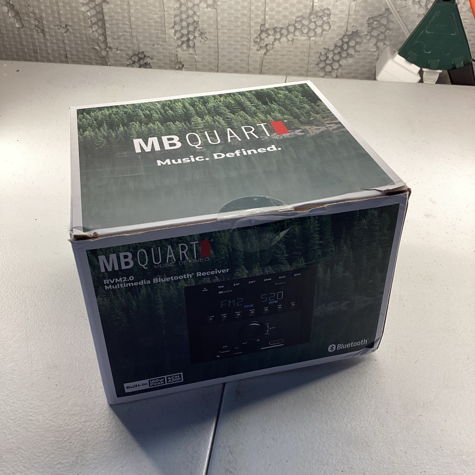 MB Quart RVM2.0 2-Zone RV Receiver Radio Stereo AM/FM/Bluetooth/HDMI/USB+Remote