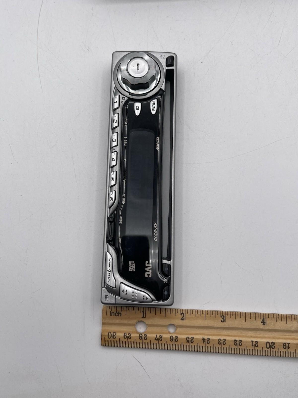 JVC In Dash CD Car Stereo Detatchable FACEPLATE Only KD-G210 + Hard Case