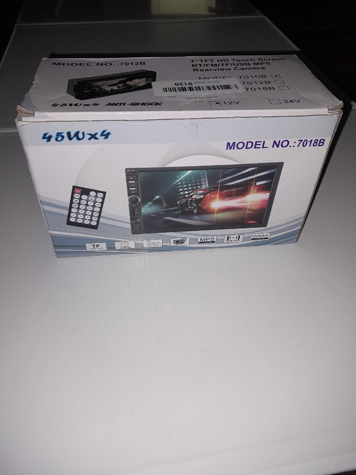 7″ TFT HD Touch Screen BT/FM/USB Mp3 Rearview Camera.