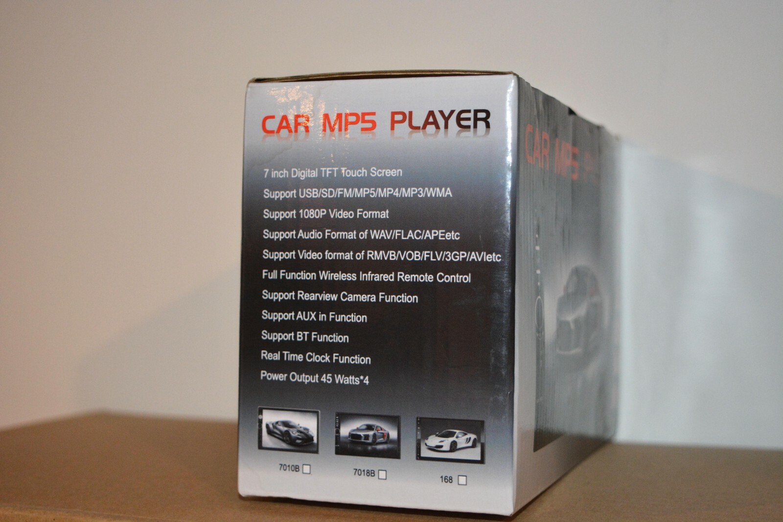 Car MP5 Player Touch Screen & Rear Camera. Bluetooth 7” MP3 AUX BT 1080p USB MP4