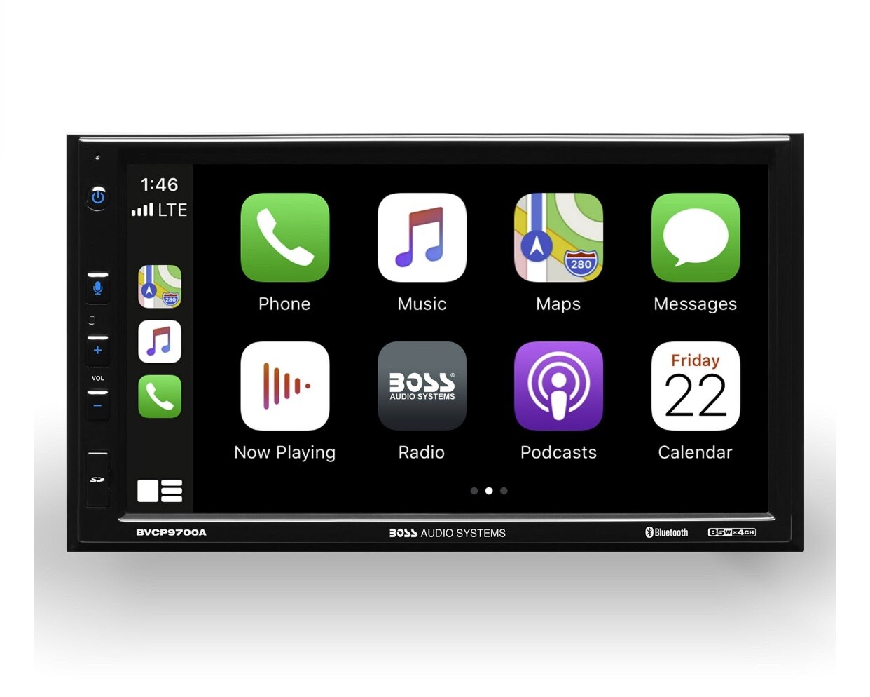 NEW BOSS Audio BVCP9700A 2 Din Apple CarPlay Android Auto Car Stereo System