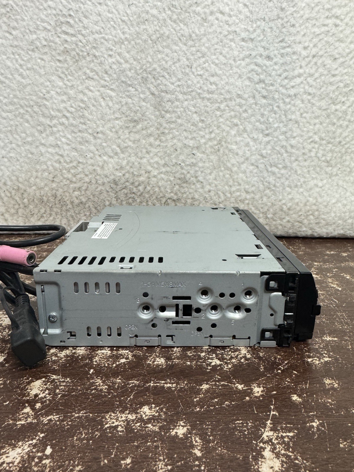 JVC Car Audio CD In-Dash Receiver Unit WITH REMOTE Model: KD-R730BT Tested Works
