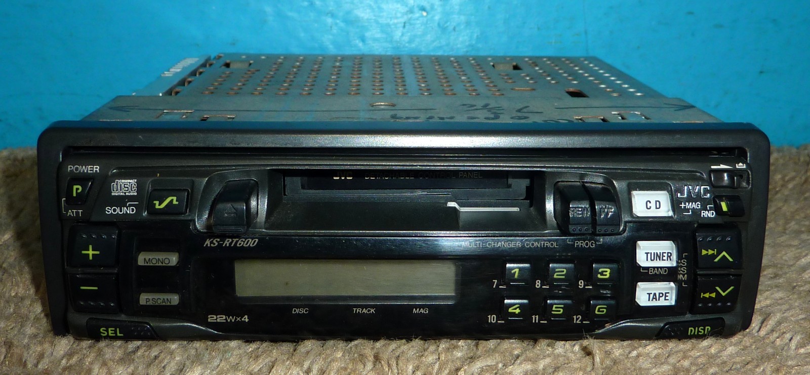 JVC KS-RT600 Multi-Changer Control Stereo Cassette Receiver w/ Manual