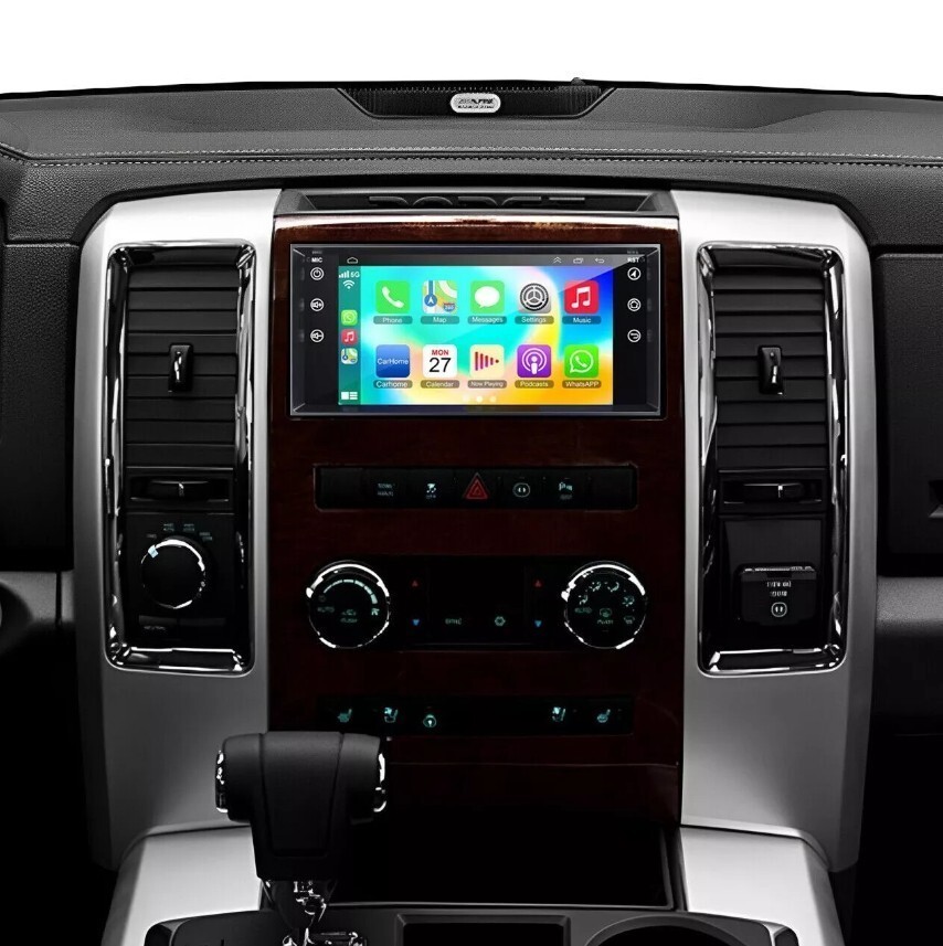 For Jeep Wrangler Dodge Chrysler CarPlay Auto Android 13 Car Radio Stereo WIFI