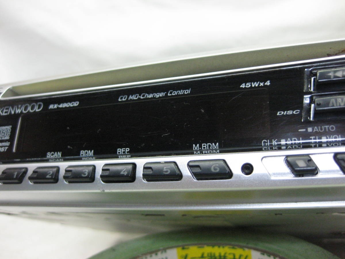 [Used]KENWOOD RX-490CD 1DIN Car CD Deck Player Confirmed Operation