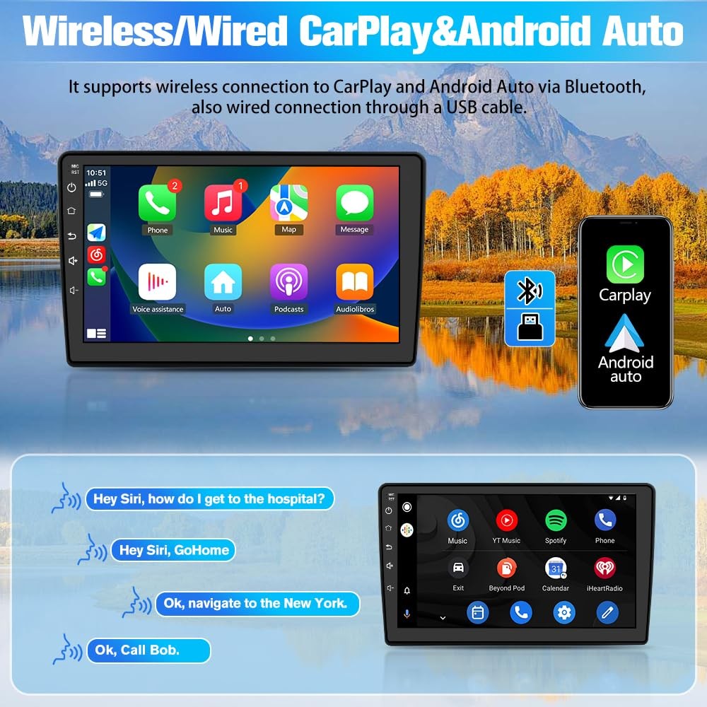 Android 13 2GB+64GB Car Radio Stereo for Ford F150 2009-2012 Manual AC(Low-en…