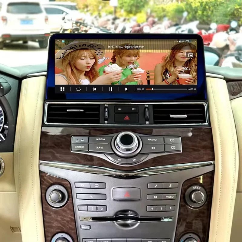 12.3″ Android 14 Car Radio Stereo GPS Carplay Screen For Nissan Armada 2014-2021