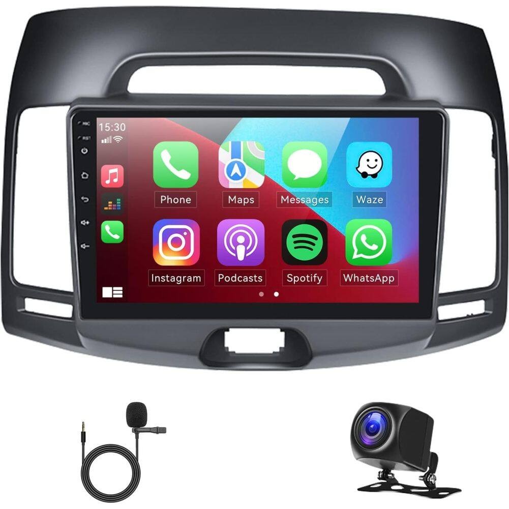ANDROID 13 CAR STEREO FOR HYUNDAI ELANTRA 2006-2010 APPLE CARPLAY GPS 2GB+64GB