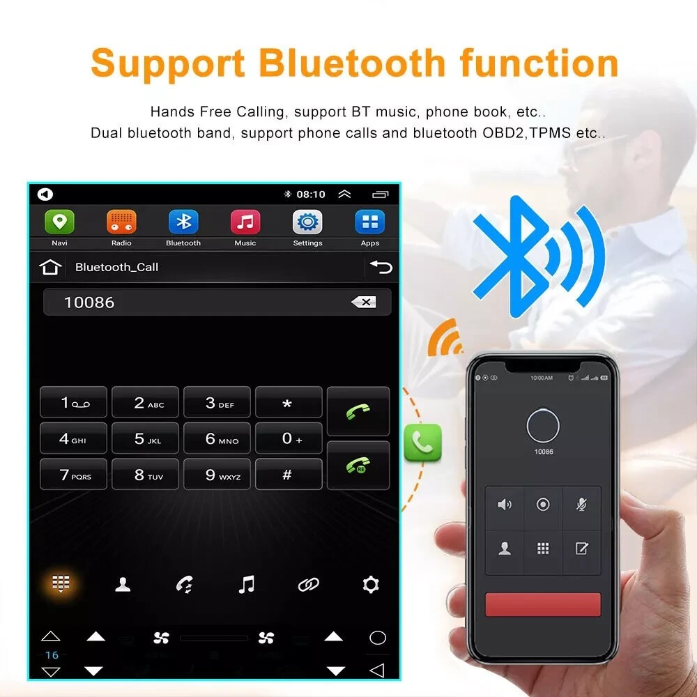 For Toyota Prado 2002-2009 Lexus GX470 Android Car Stereo Radio Carplay GPS Navi
