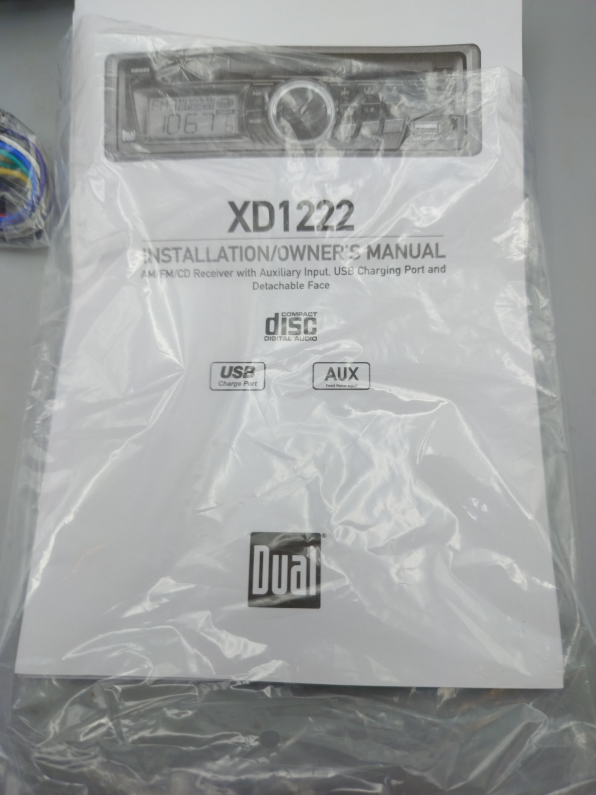 Dual XD1222 AM/FM/CD-RW Car Stereo Brand New Audio Never Installed