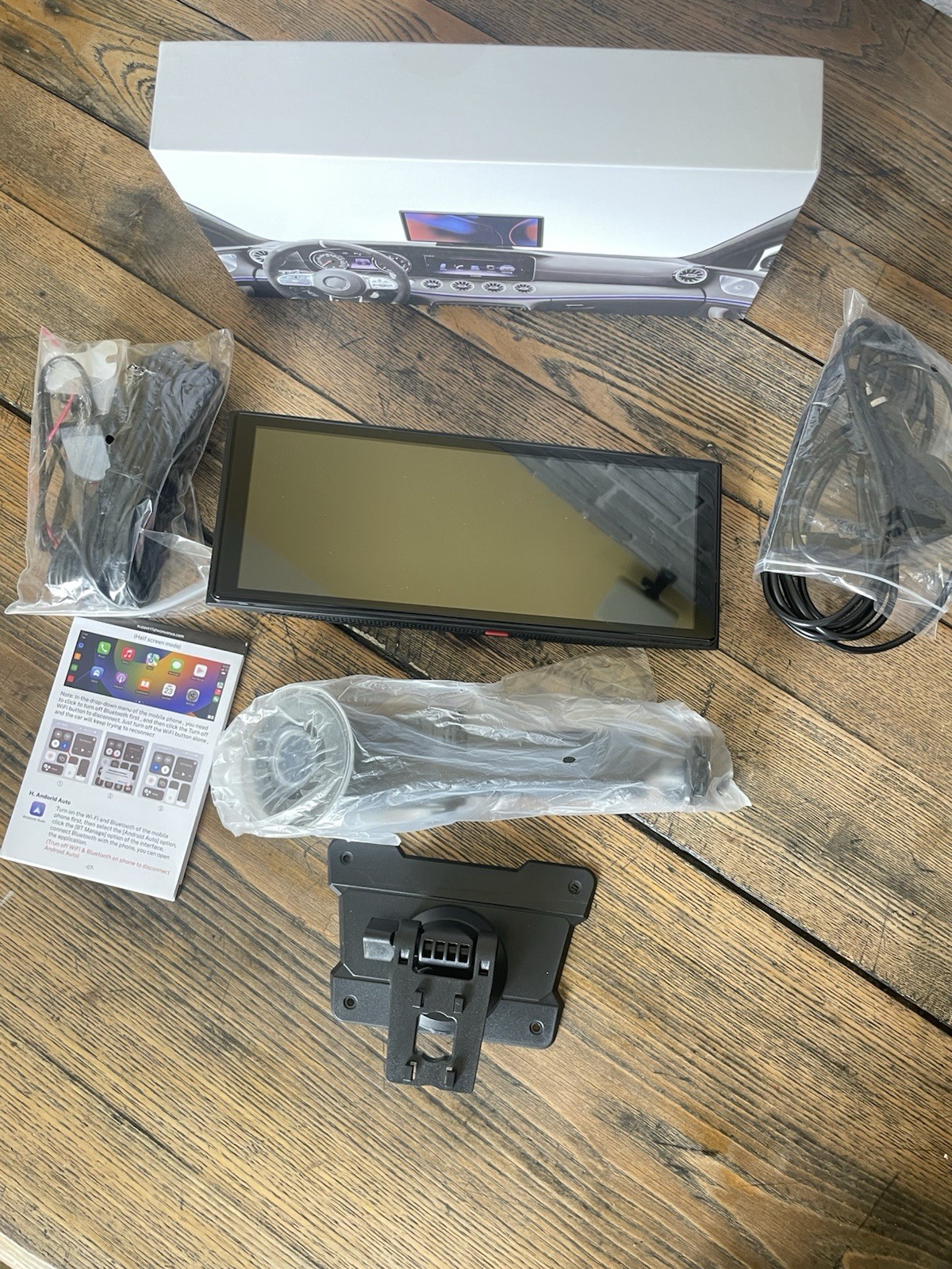 Wireless Car Play Screen, 10.26” Monitor with Apple Carplay & Android Auto