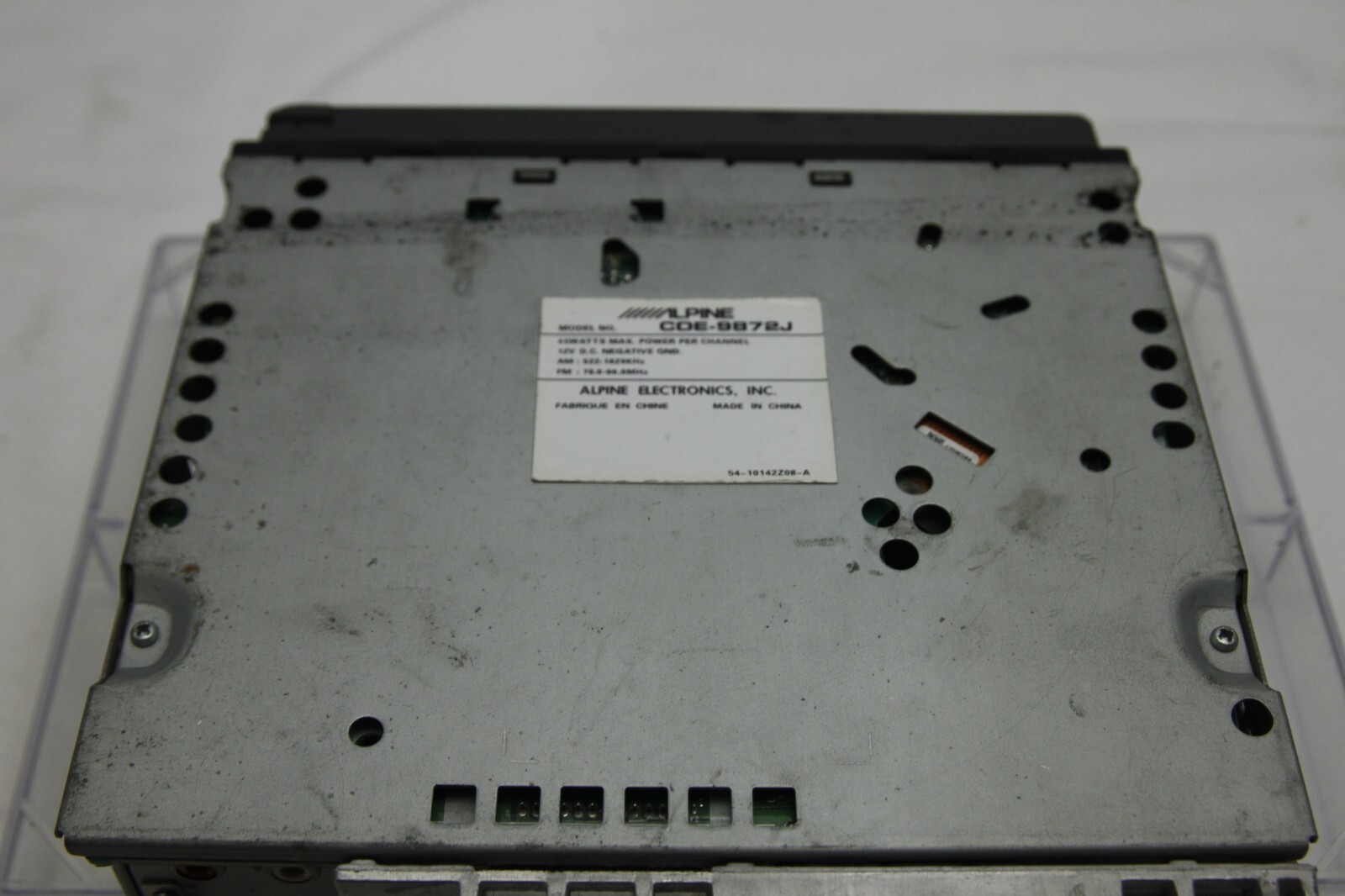 Used ALPINE CDE-9872J CD CD-R/RW MP3 player working