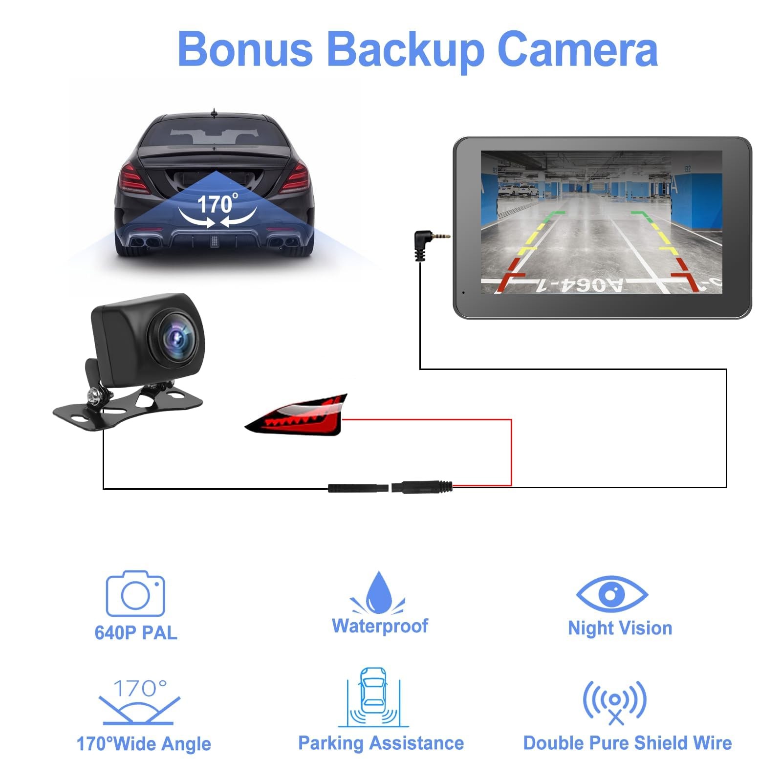 7″ Wireless Carplay & Android Auto Screen Bluetooth 5.0 Marine Stereo